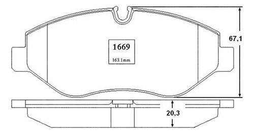 Pastilla Freno Delantero Mercedes Vito 109 2015
