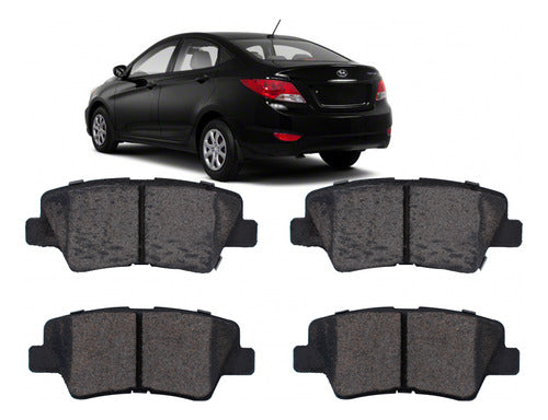 Pastilla Freno Trasera Hyundai Accent Rb 1.4 2011 2014