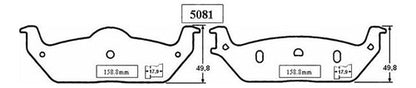 Pastilla Freno Trasero Ford F150 4.2 2004 2010