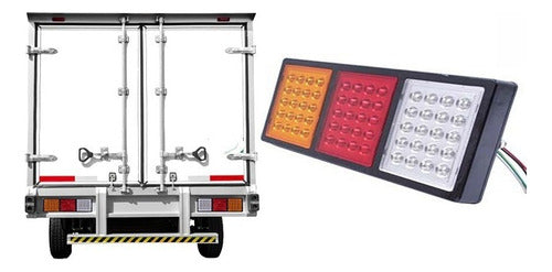 Farol Trasero Universal Camion 60 Led 24v Der/izq