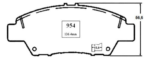 Pastilla Freno Delantero Honda Wr-v 1.5 2017