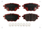 Pastilla Freno Ital Brakes Trasera Mg Gs 2016 2020