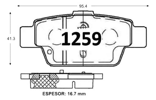 Discos Freno Con Pastilla Mahindra Xuv500 2013 2022