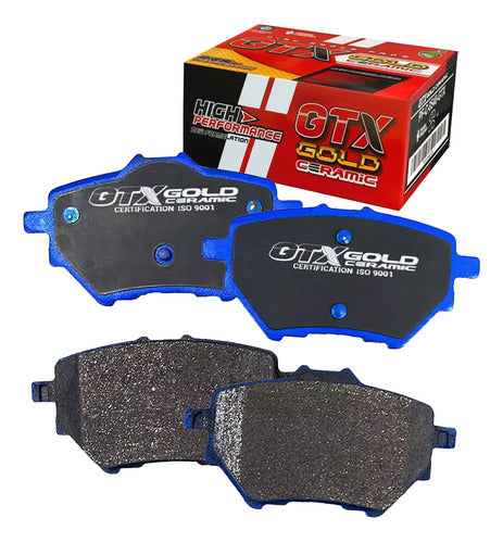 Kit Pastillas Delanteras + Traseras Freno Gtx Gold Byd Song 2018 2024