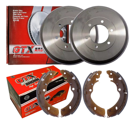 Par Kit Tambor Freno + Balatas Chevrolet Dmax 2005 2013