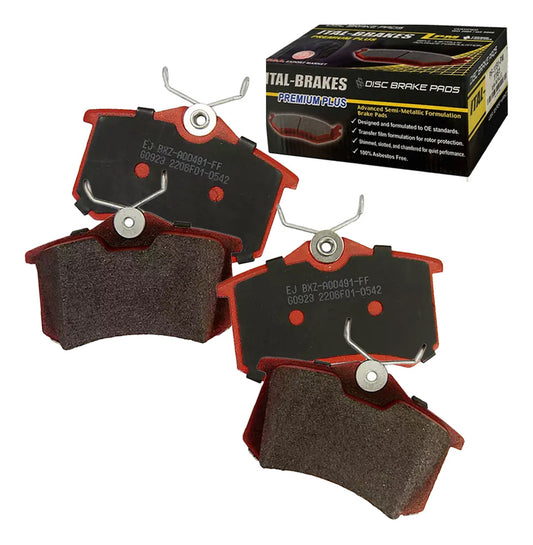 Pastilla Freno Ital Brakes Trasero Peugeot 207 2003 2014