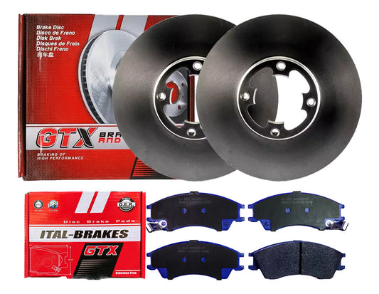 Kit Disco Freno + Pastillas Subaru Justy 4x4 1992 1993