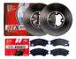 Kit Disco Freno + Pastillas Subaru Justy 4x4 1992 1993