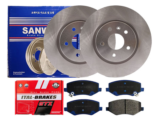 Par Kit Discos Frenos + Pastillas Gtx Jac Js2 2021 2024