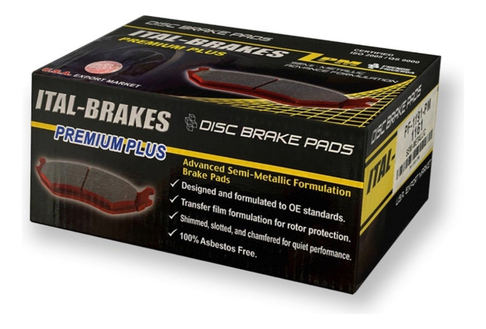 Pastillas Freno Ital Brakes Nissan Dualis 2007 2019