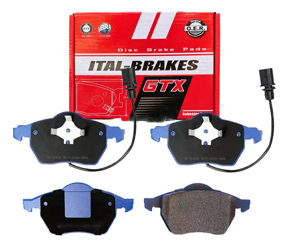 Par Kit Discos Frenos + Pastillas Gtx Audi A6 1997 2005