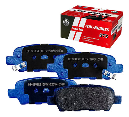Pastillas Freno Gtx Nissan Xtrail 2015 2020 Kit