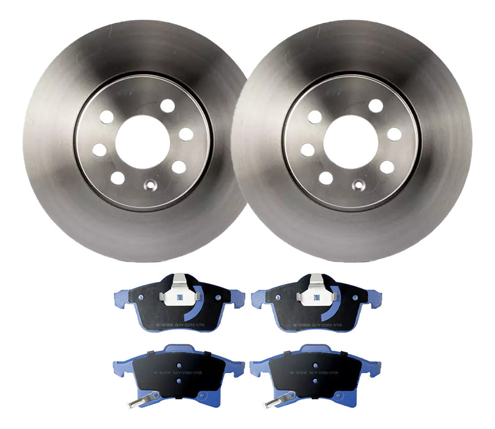 Discos Freno + Pastillas Chevrolet Combo 2005 2013