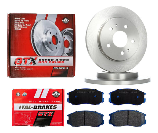 Par Kit Discos Frenos + Pastillas Soyte Hunter 2007 2014