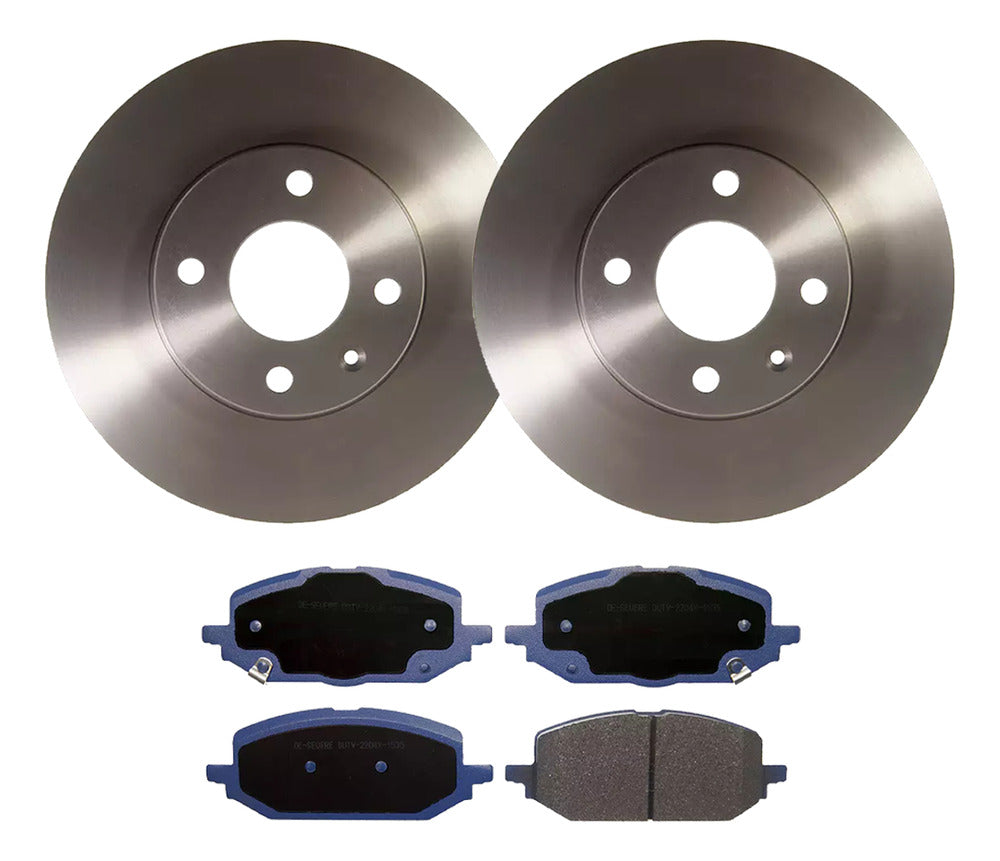 Discos Freno + Pastillas Chevrolet Onix 2020 2024