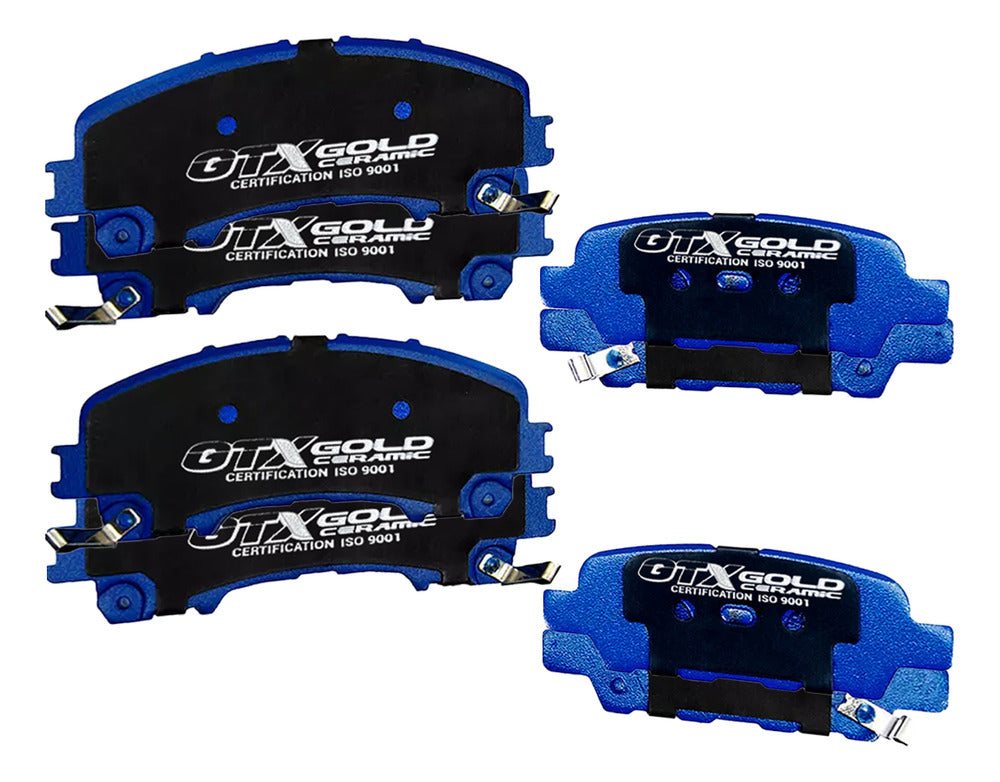 Pastillas Freno Gtx Gold Nissan Xtrail 2015 2020 Kit