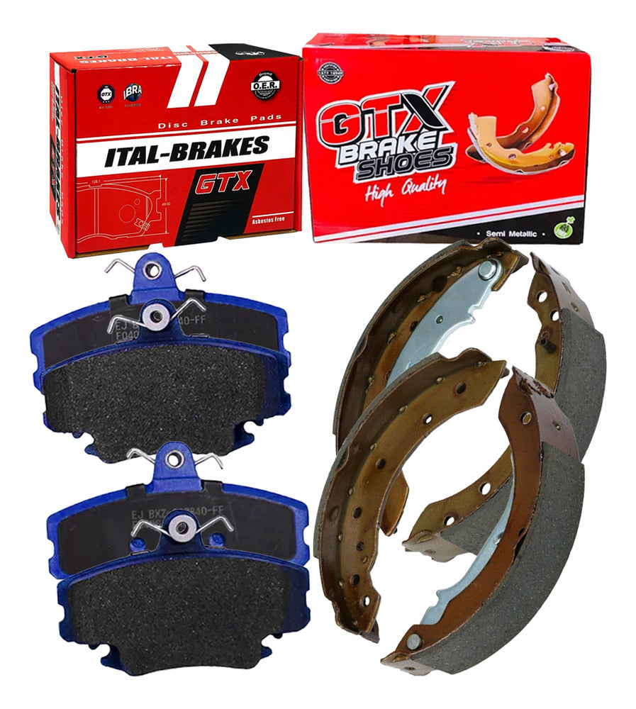 Pastillas Freno + Balatas Gtx Lifan 520 2008 2014 Kit