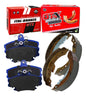 Pastillas Freno + Balatas Gtx Lifan 520 2008 2014 Kit