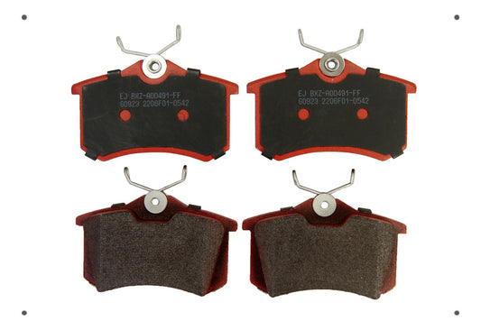 Pastilla Freno Ital Brakes Trasero Peugeot 308 I 2008 2013