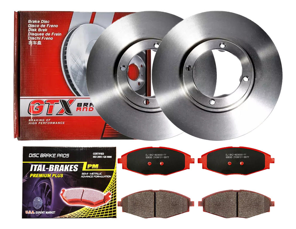Discos Freno + Pastillas Chevrolet Spark 2006 2016