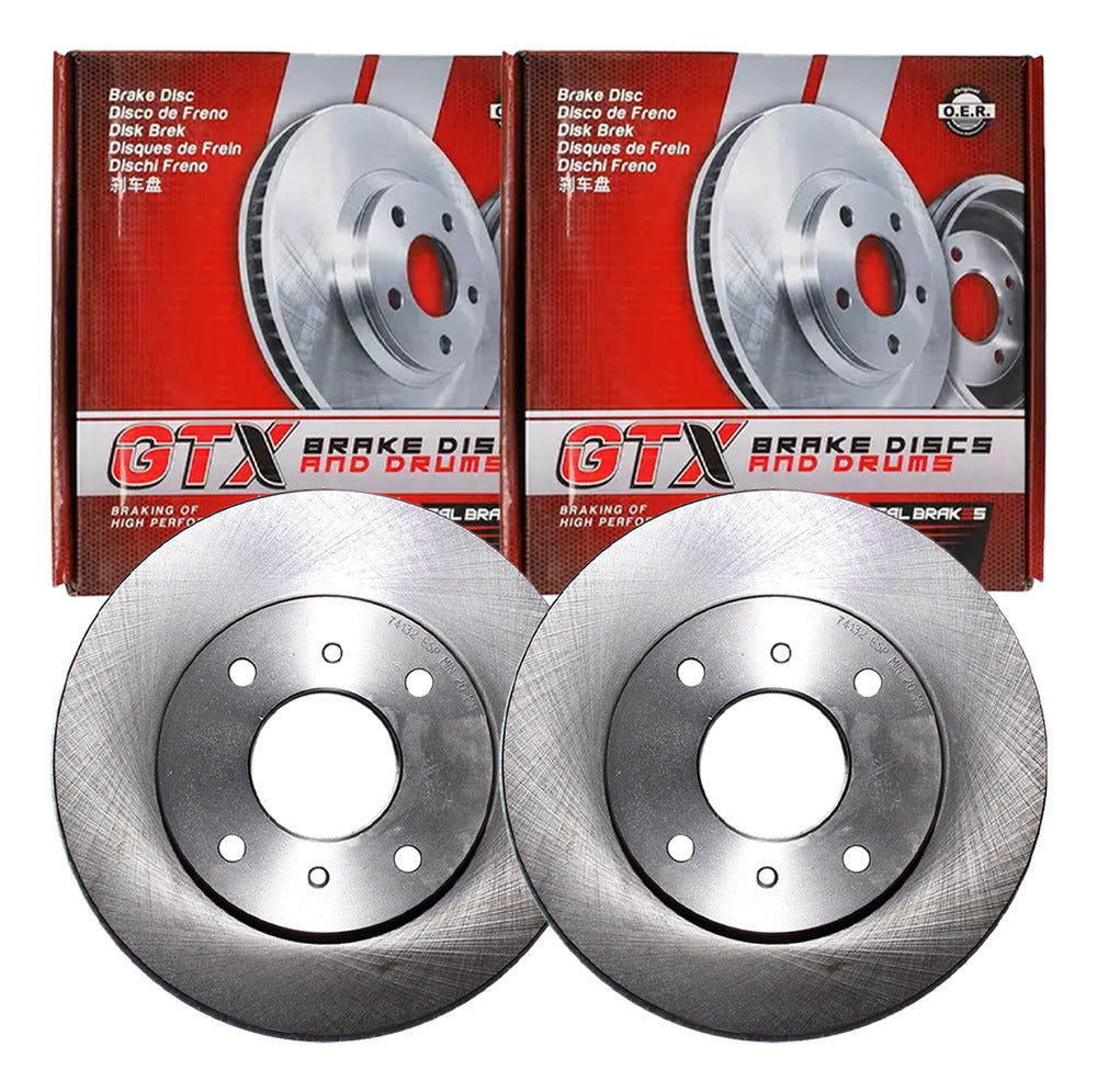 Kit Discos Frenos + Pastillas Gtx Samsung Sm3 2003 2014