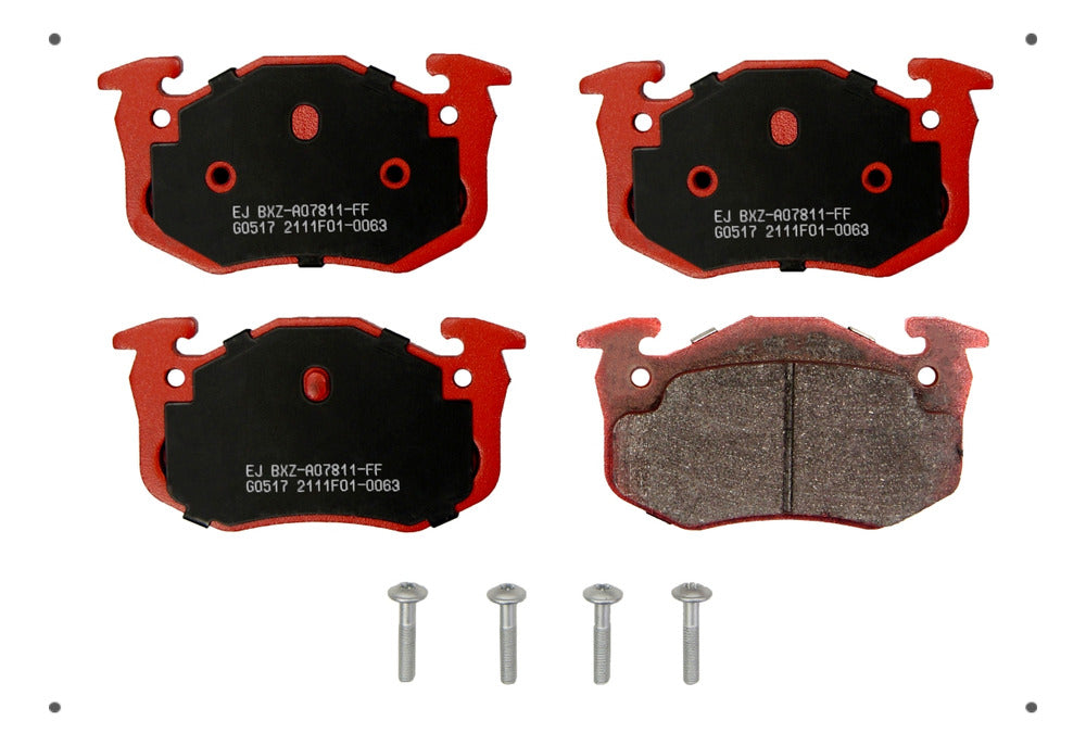 Pastilla Freno Ital Brakes Trasero Peugeot 106 2001 2009