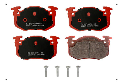 Pastilla Freno Ital Brakes Trasero Peugeot 106 2001 2009