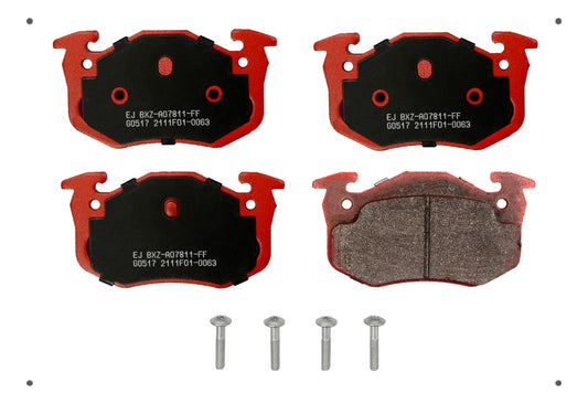 Pastilla Freno Ital Brakes Trasero Peugeot 106 2001 2009