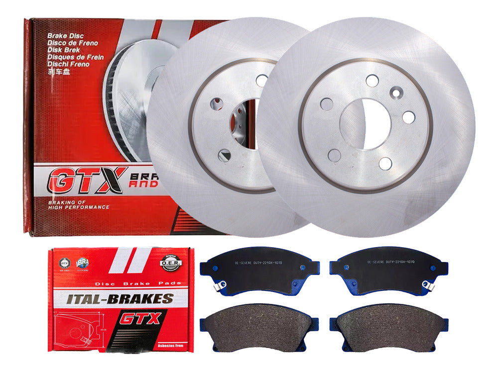 Discos Freno + Pastillas Chevrolet Cruze 2010 2017