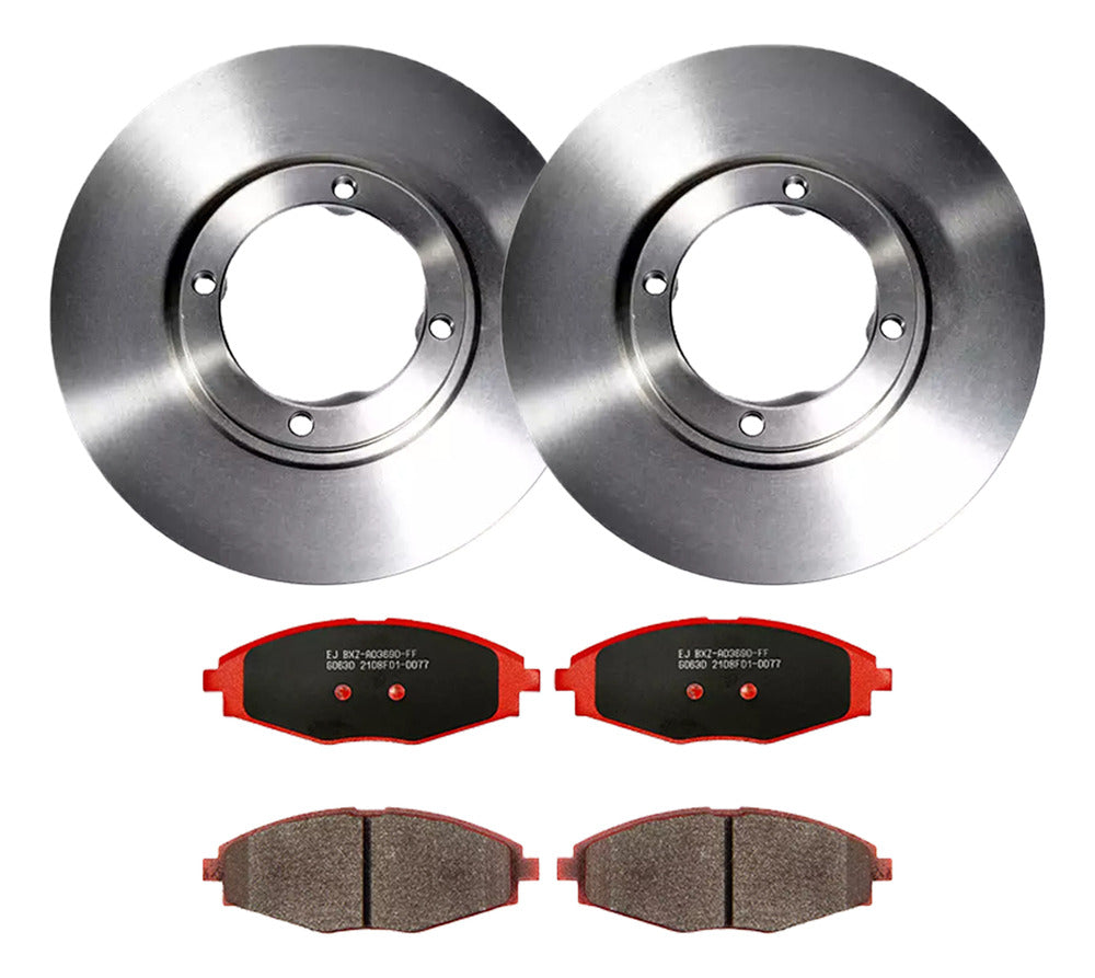 Discos Freno + Pastillas Chevrolet Spark 2006 2016