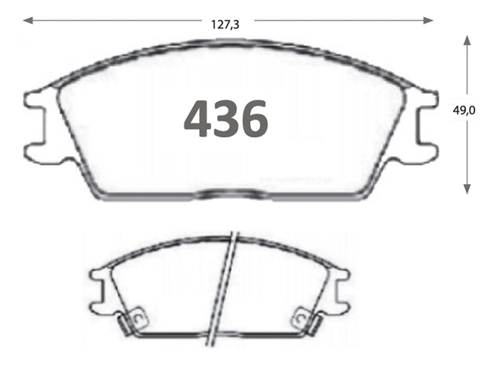 Kit Disco Freno + Pastillas Subaru Justy 4x4 1992 1993