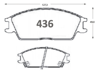 Kit Disco Freno + Pastillas Subaru Justy 4x4 1992 1993