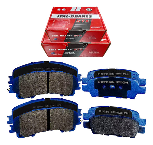 Pastillas Freno Gtx Nissan Xtrail 2015 2020 Kit