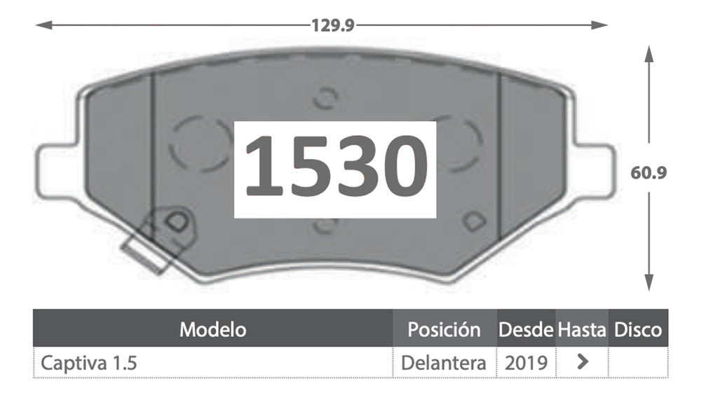 Discos Freno + Pastillas Chevrolet Captiva 2019 2023