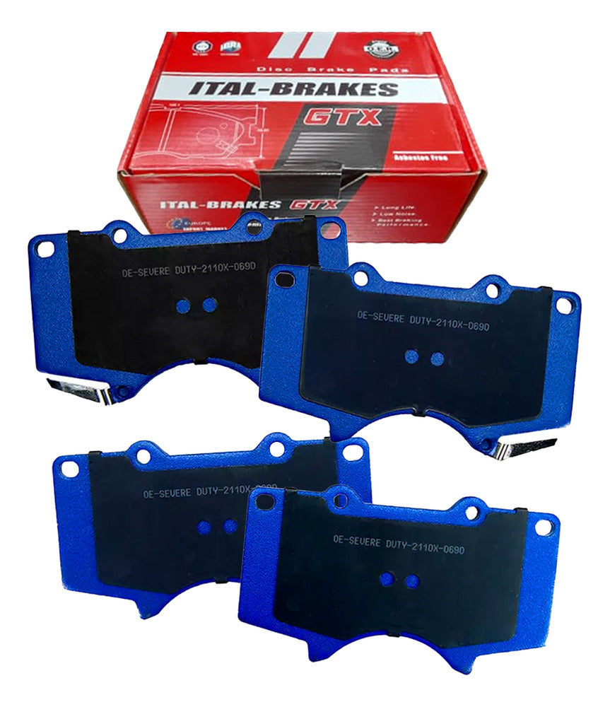 Pastillas Freno Gtx Mitsubishi Pajero 2011 2019 Kit