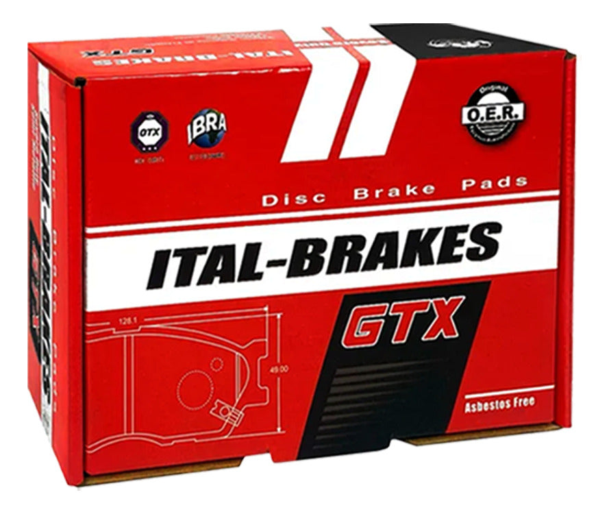 Pastillas Freno Gtx Toyota Sequoia 2001 2004 Kit