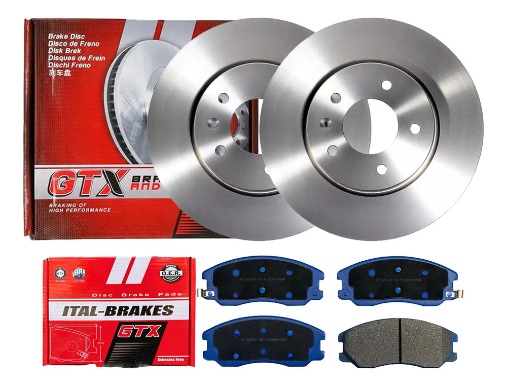 Discos Freno + Pastillas Gtx Suzuki Xl7 2007 2010