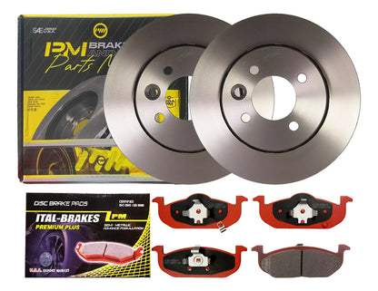 Par Kit Discos Frenos + Pastillas Mg 3 1.5 2012 2024