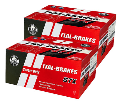 Pastillas Freno Gtx Toyota Sequoia 2001 2004 Kit
