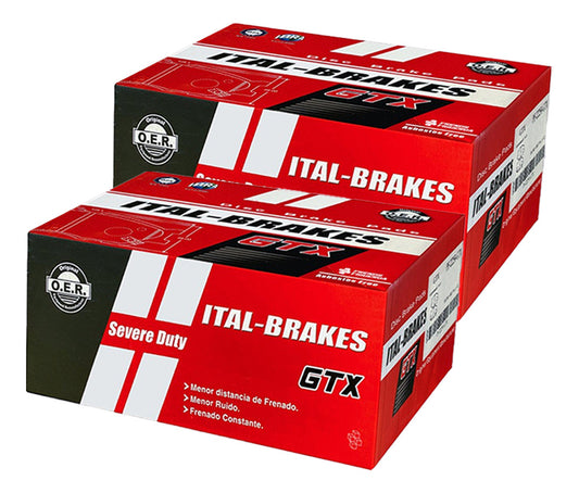 Pastillas Freno Gtx Toyota Sequoia 2001 2004 Kit